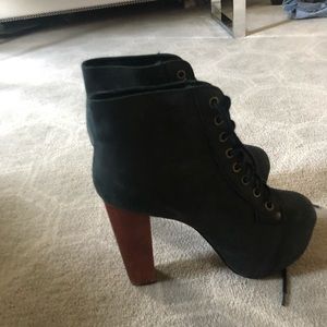 Jeffery Campbell Size 7 Leather Booties